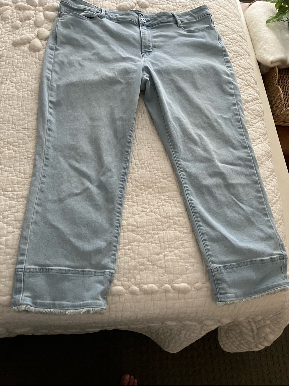 J. Jill Light Blue Cropped Jeans